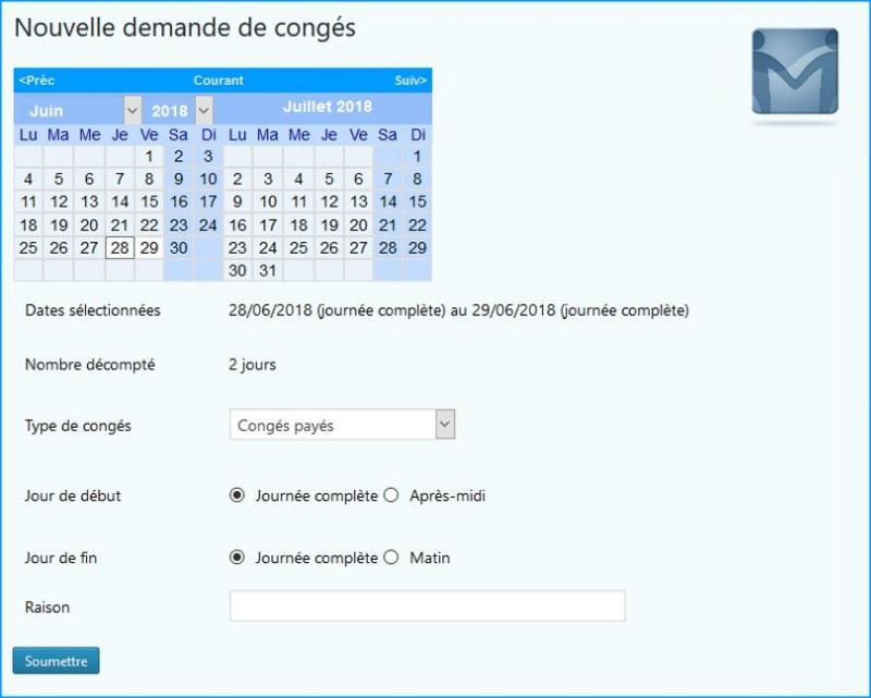 Mon Intranet - Deja aplicación