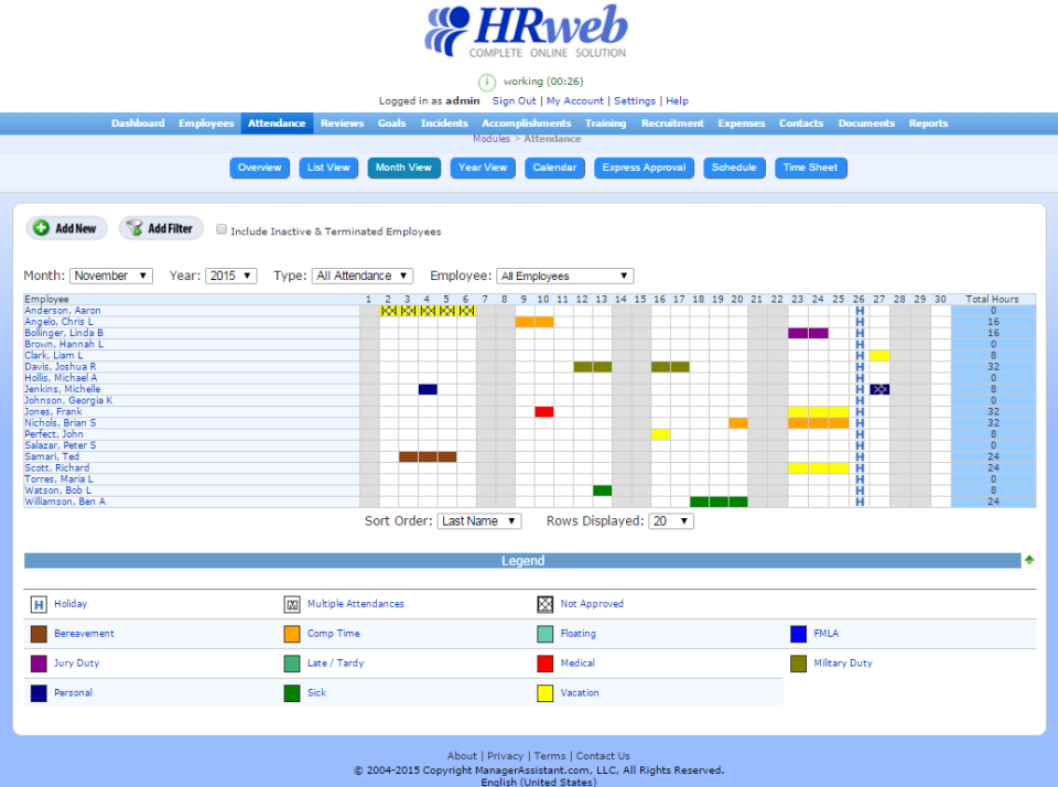 HRweb - HRweb-Bildschirm-1