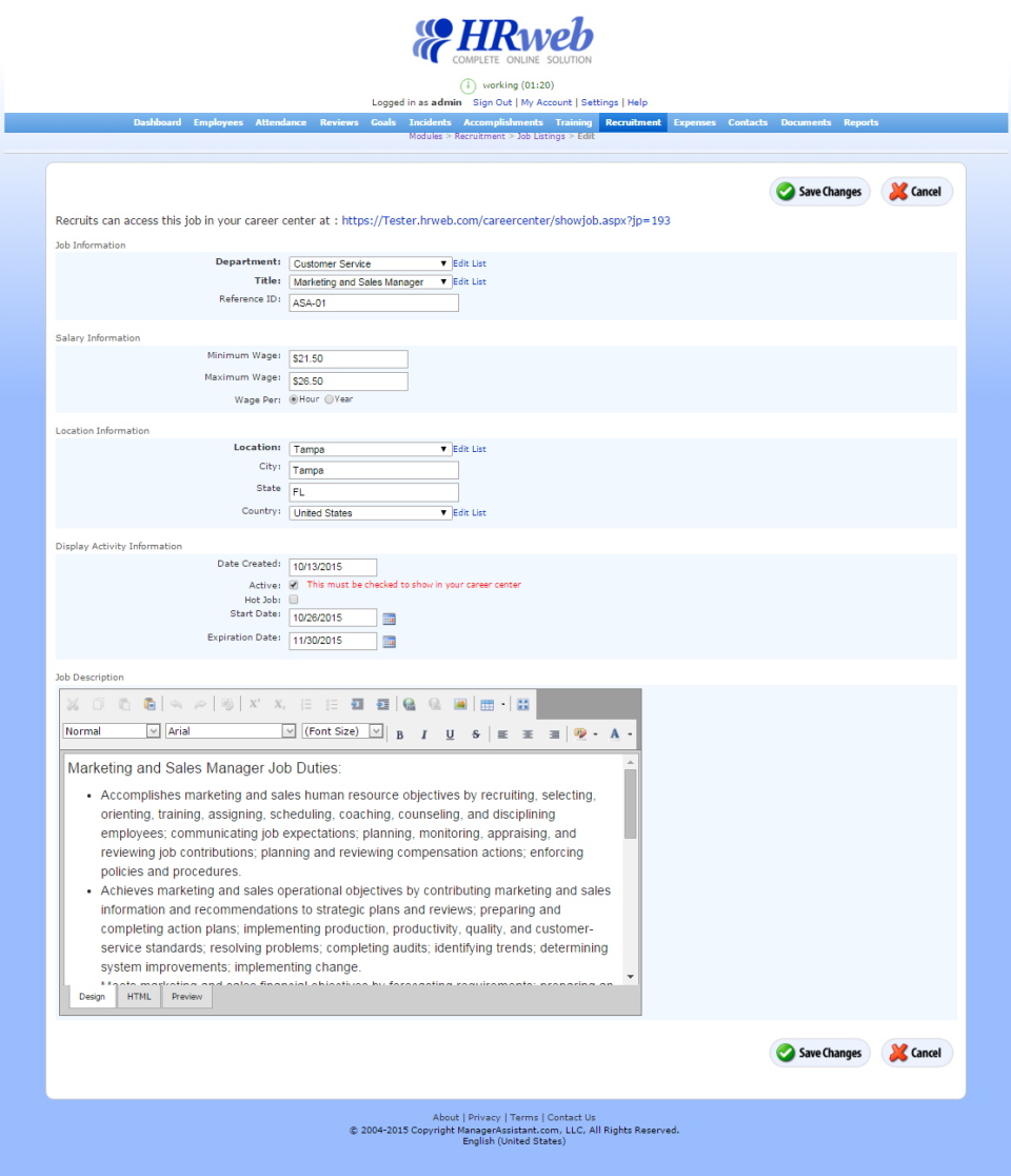 HRweb - HRweb Screenshot--3