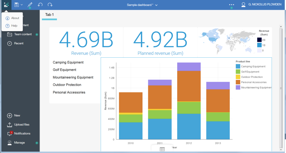 IBM Cognos Analytics - IBM Cognos Analytics screenshot-2