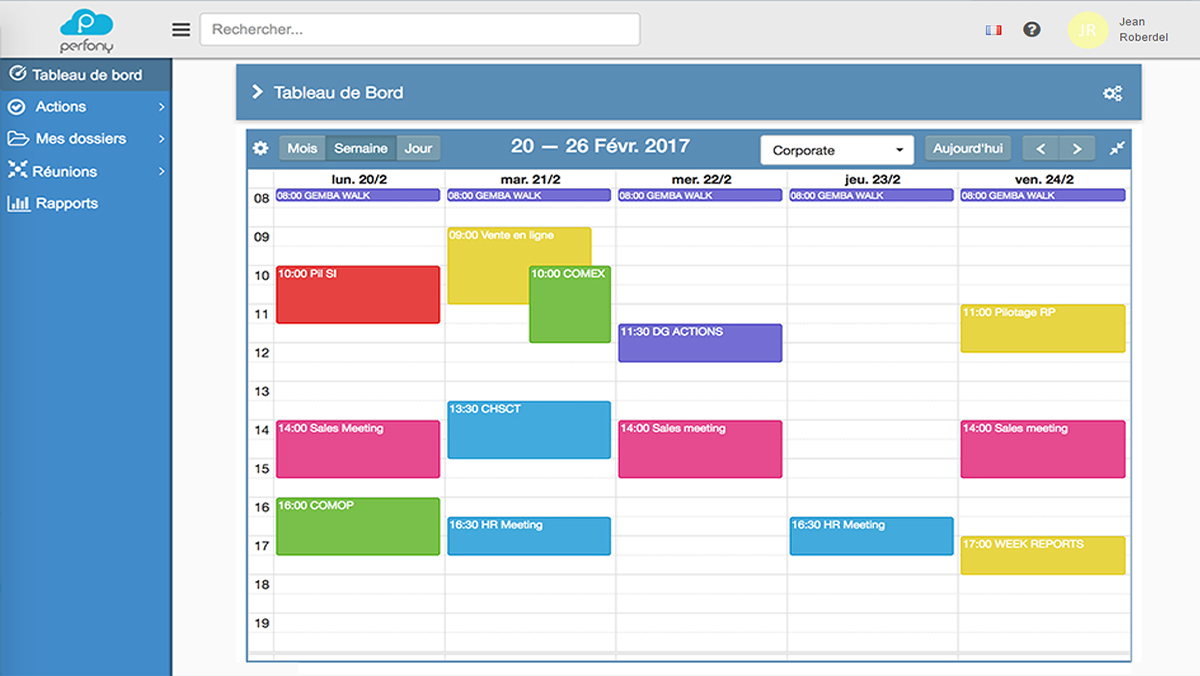 Perfony - Sincronizzare l'agenda e Perfony e porre fine al réunionnite!