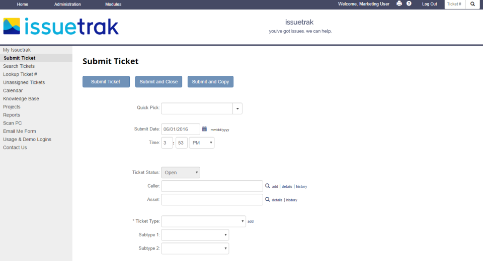 Issuetrak - Issuetrak-pantalla-0