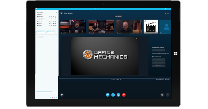 Skype - reuniões de divulgação com Skype