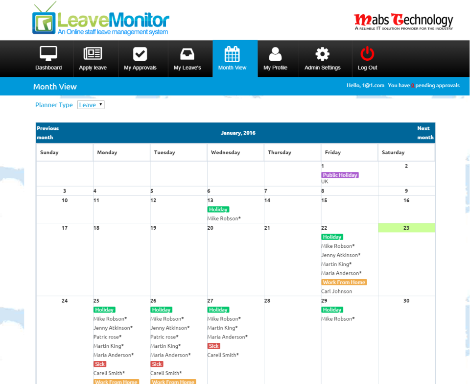 LeaveMonitor - LeaveMonitor-screenshot-1