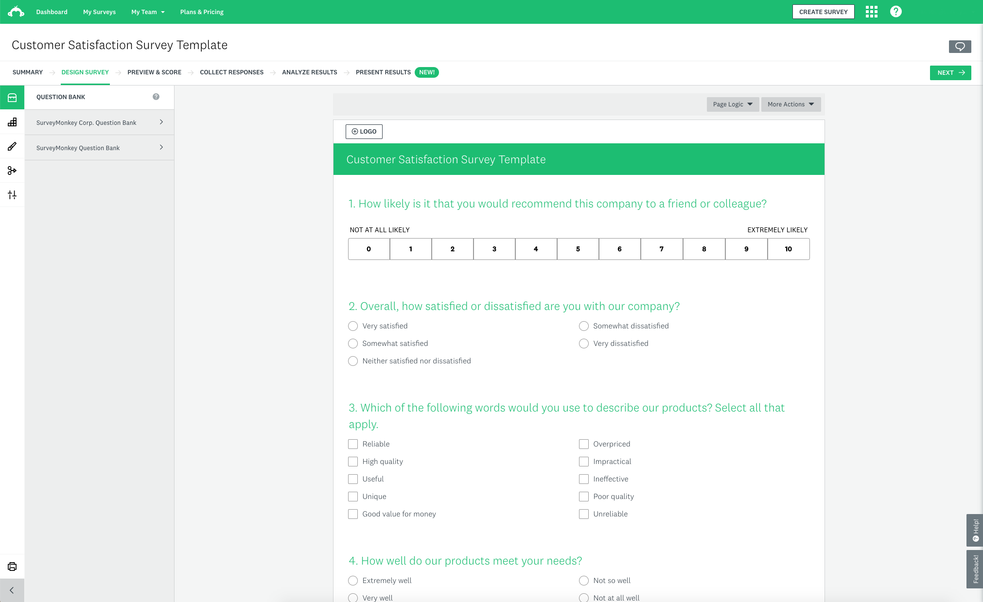 SurveyMonkey - Screenshot 1