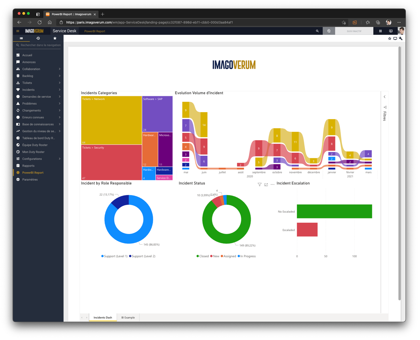 Matrix42 Service Management - Intégration MS PowerBI