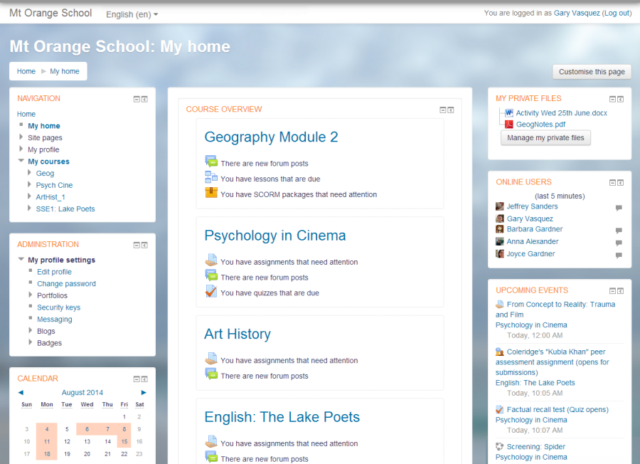 Moodle - Moodle-screenshot-4