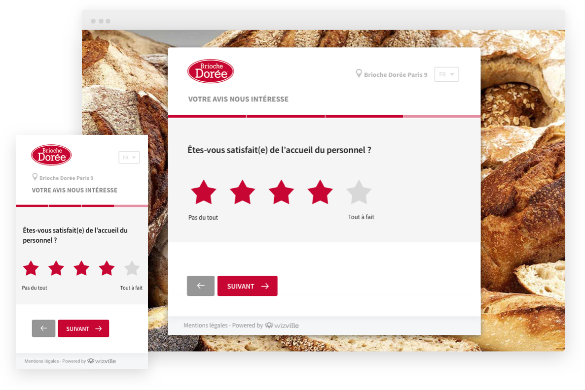 WizVille - Sample responsive satisfaction survey