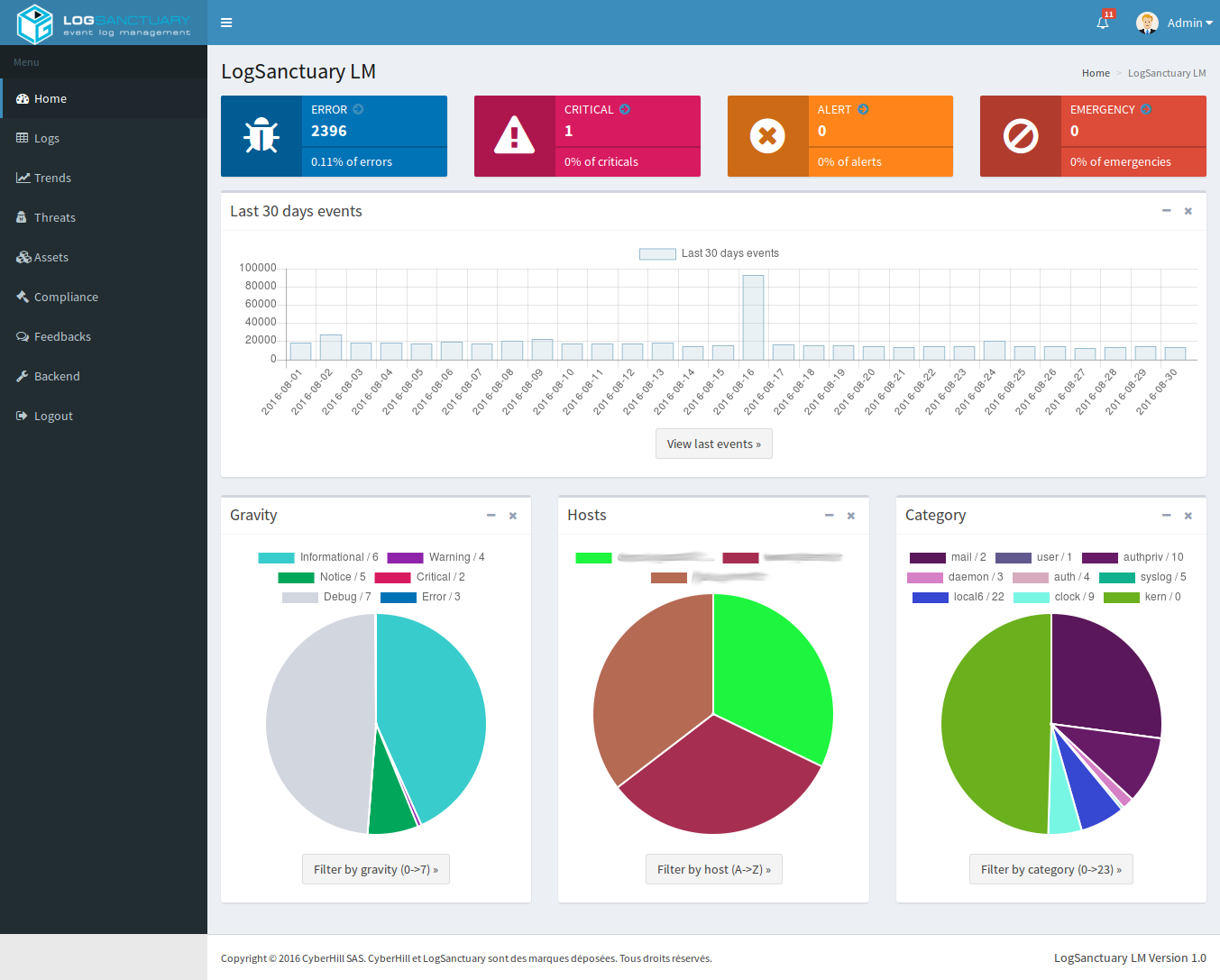 LogSanctuary - Screenshot 1