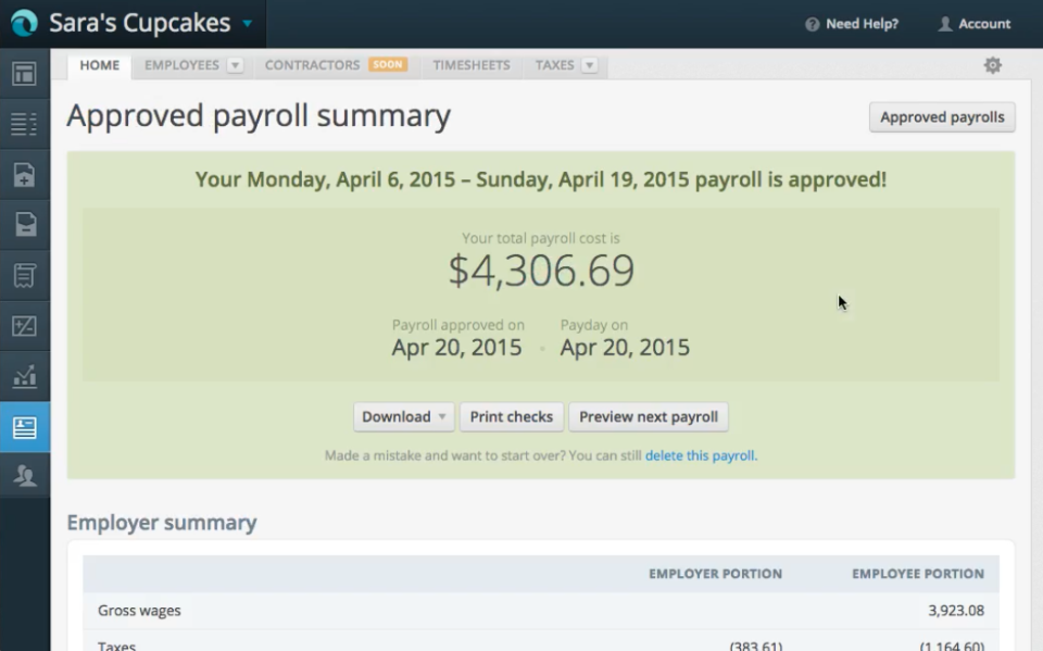 Payroll by Wave - Folha de pagamento por Wave-screenshot-0