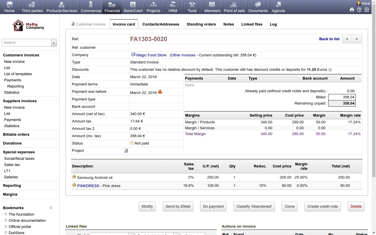 DoliCloud ERP CRM - DoliCloud ERP y CRM