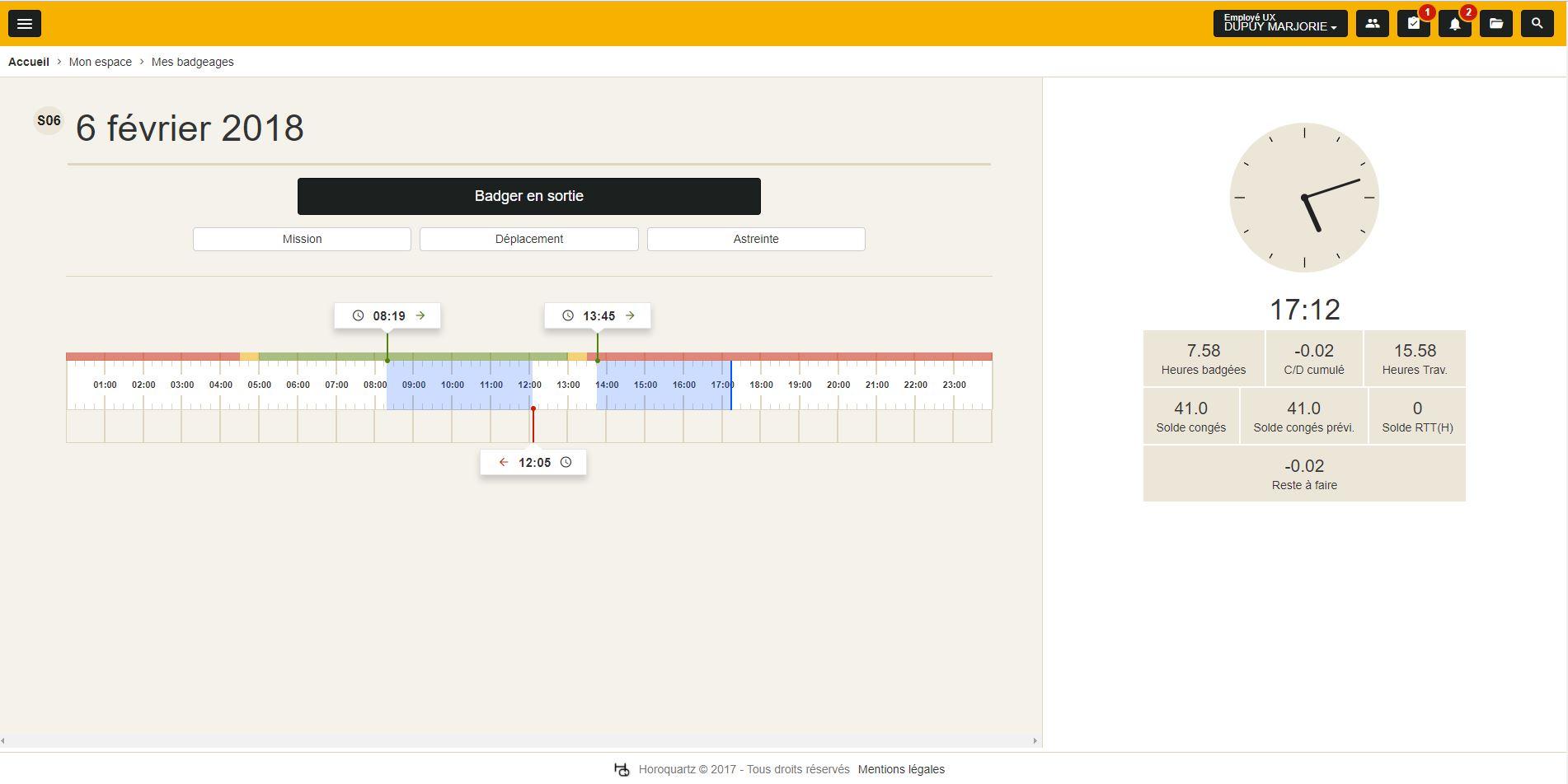 eTemptation - eTemptation 5.4 badgage Mitarbeiter