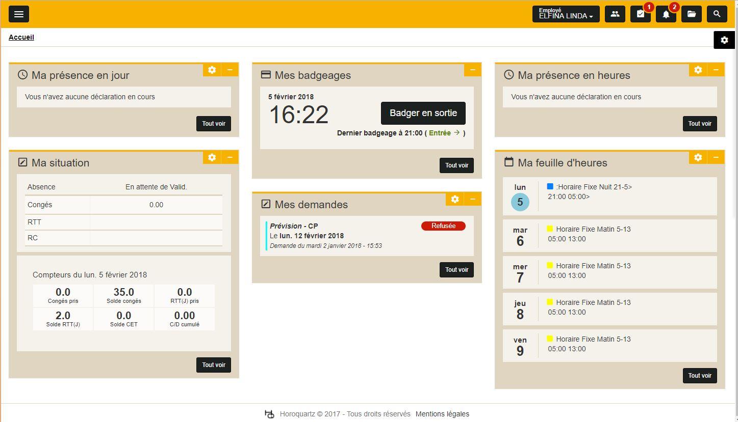 eTemptation - eTemptation tela 5.4 home / colaborador dashboard