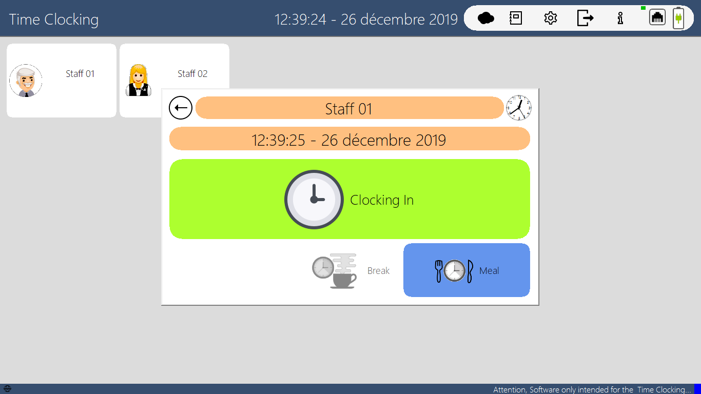 JYL Time-Clock - Screenshot 1