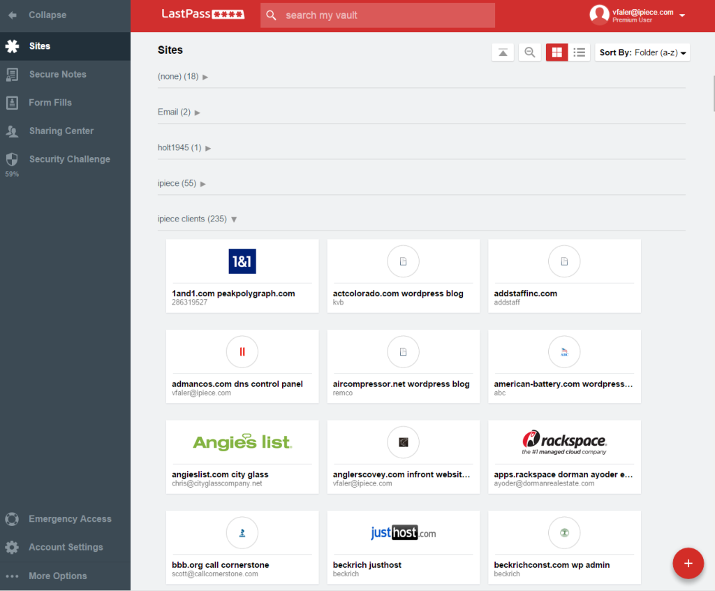 LastPass - LastPass Interface 1