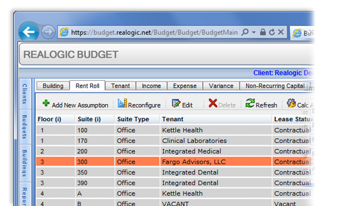 Realogic Budget - Realogic presupuesto de pantalla-0