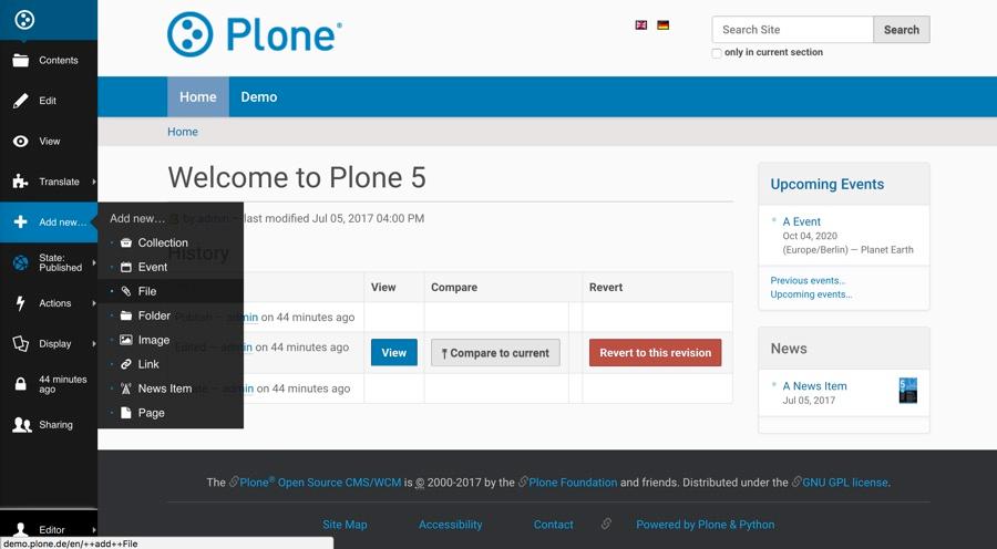 Plone - Consejo de Administración de Plone