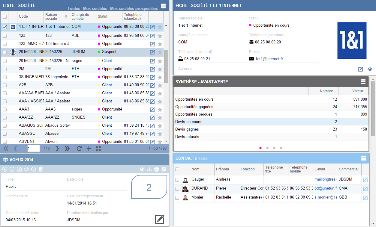 Everwin CXM - Everwin CXM: Tâches et notes, Multi-oragnisations, Documents partagés