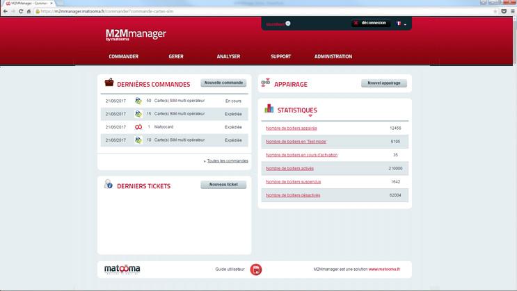 Le M2MManager - M2MManager Marcador