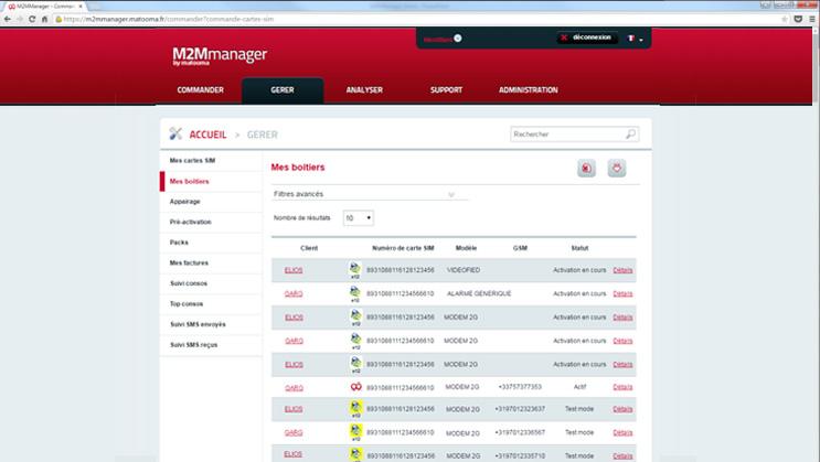 Le M2MManager - M2MManager: Housing Management