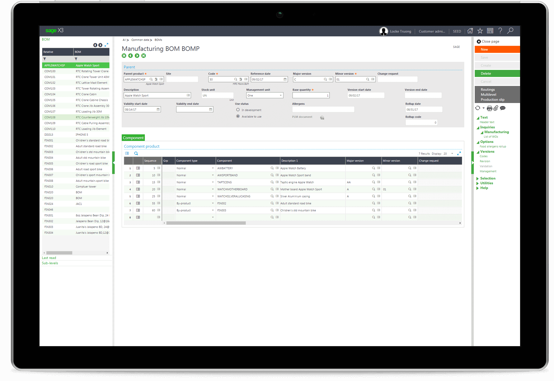 Sage Business Cloud X3 - Captura de tela 1