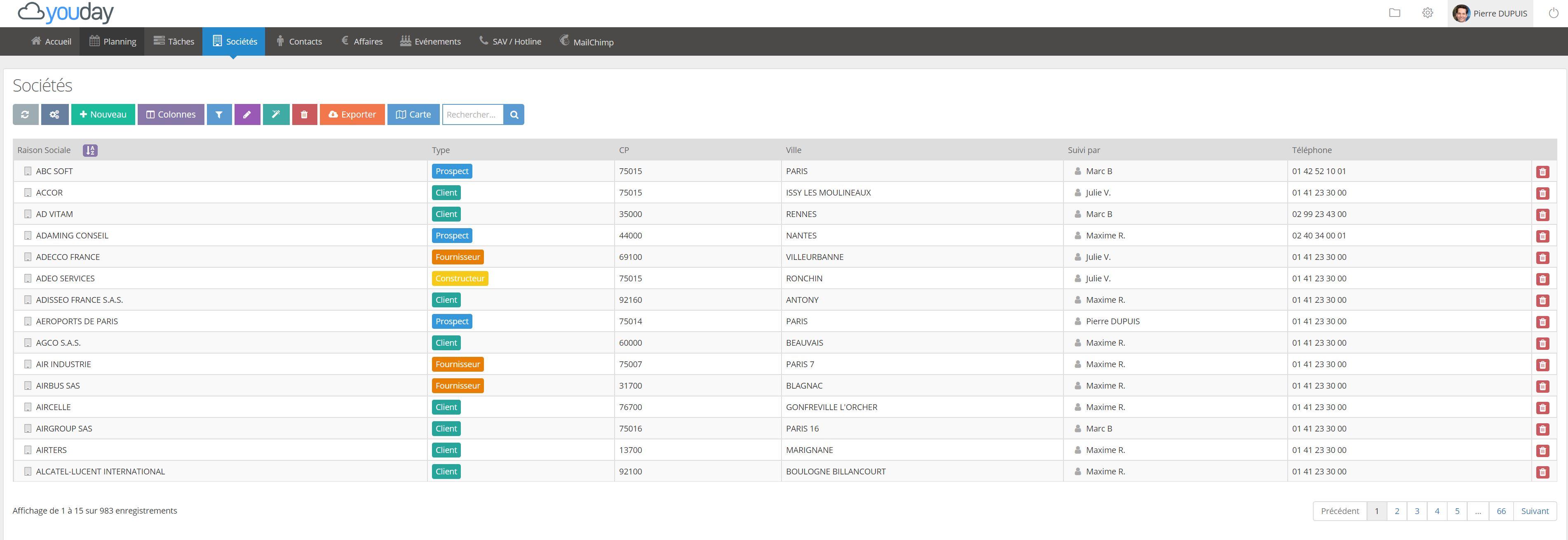 Youday CRM - Screenshot 5