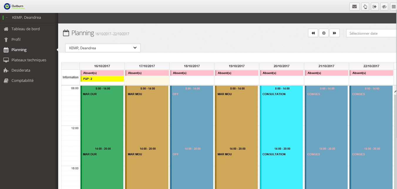 Outburn - Planning staff Outburn