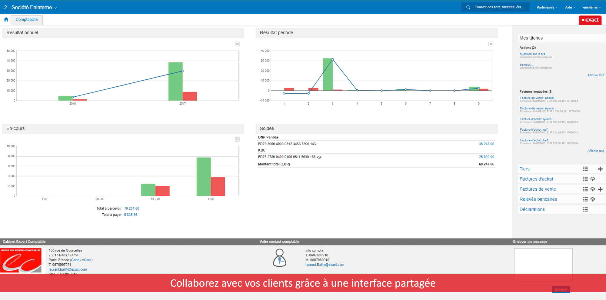 Exact pour Experts-Comptables - 6_Collaboration customer