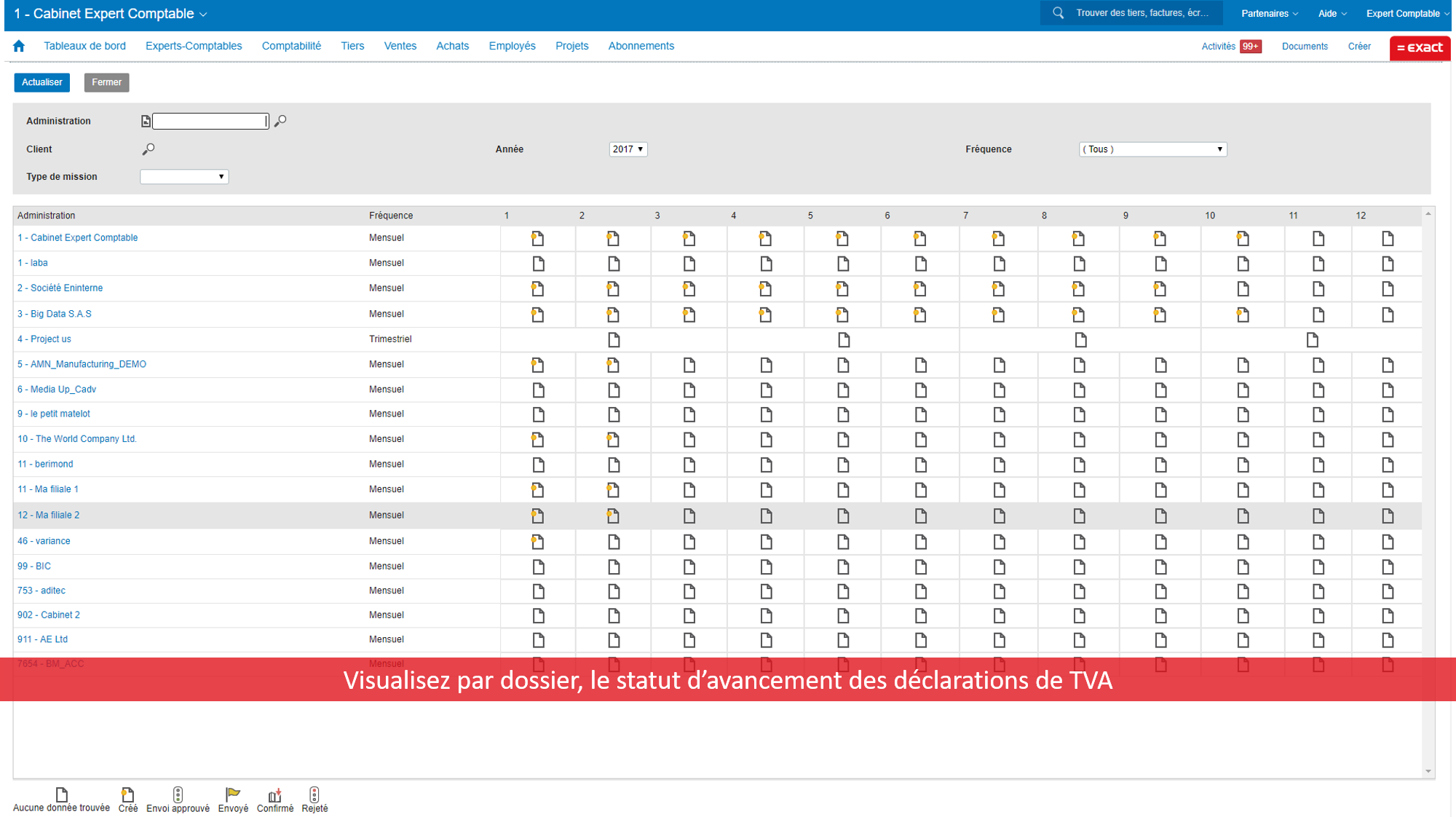 Exact pour Experts-Comptables - 4_Déclaration VAT