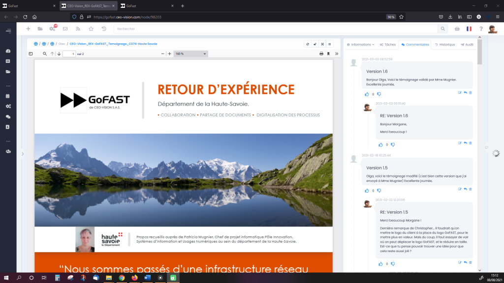 GoFAST - Le document au coeur de la collaboration