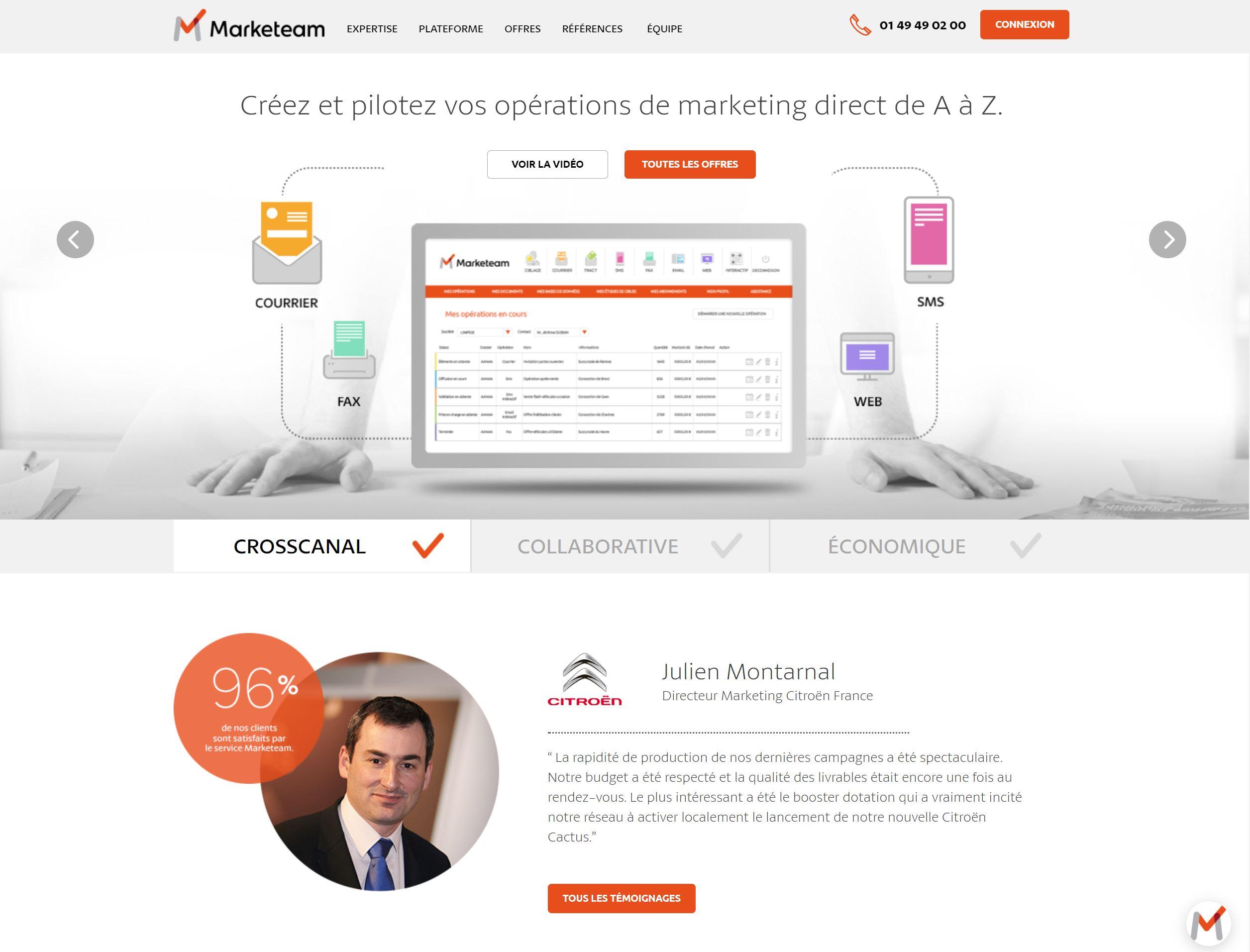 Marketeam - Todas sus operaciones de marketing directo