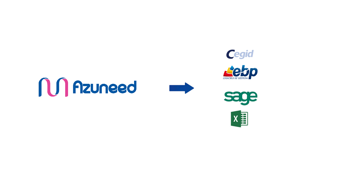 Azuneed RH - Planning congés - Exportação para todo o software de folha de pagamento