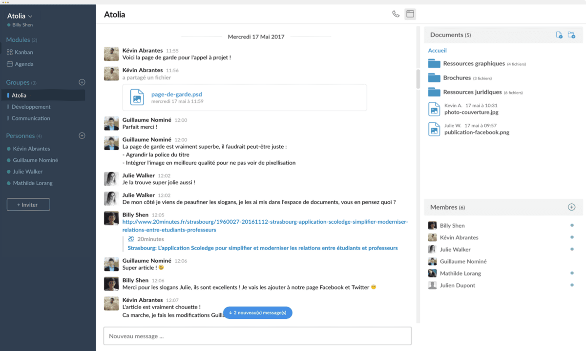 Atolia - Beispiel für eine Gruppendiskussion und die gemeinsame Nutzung von Dokumentation eines