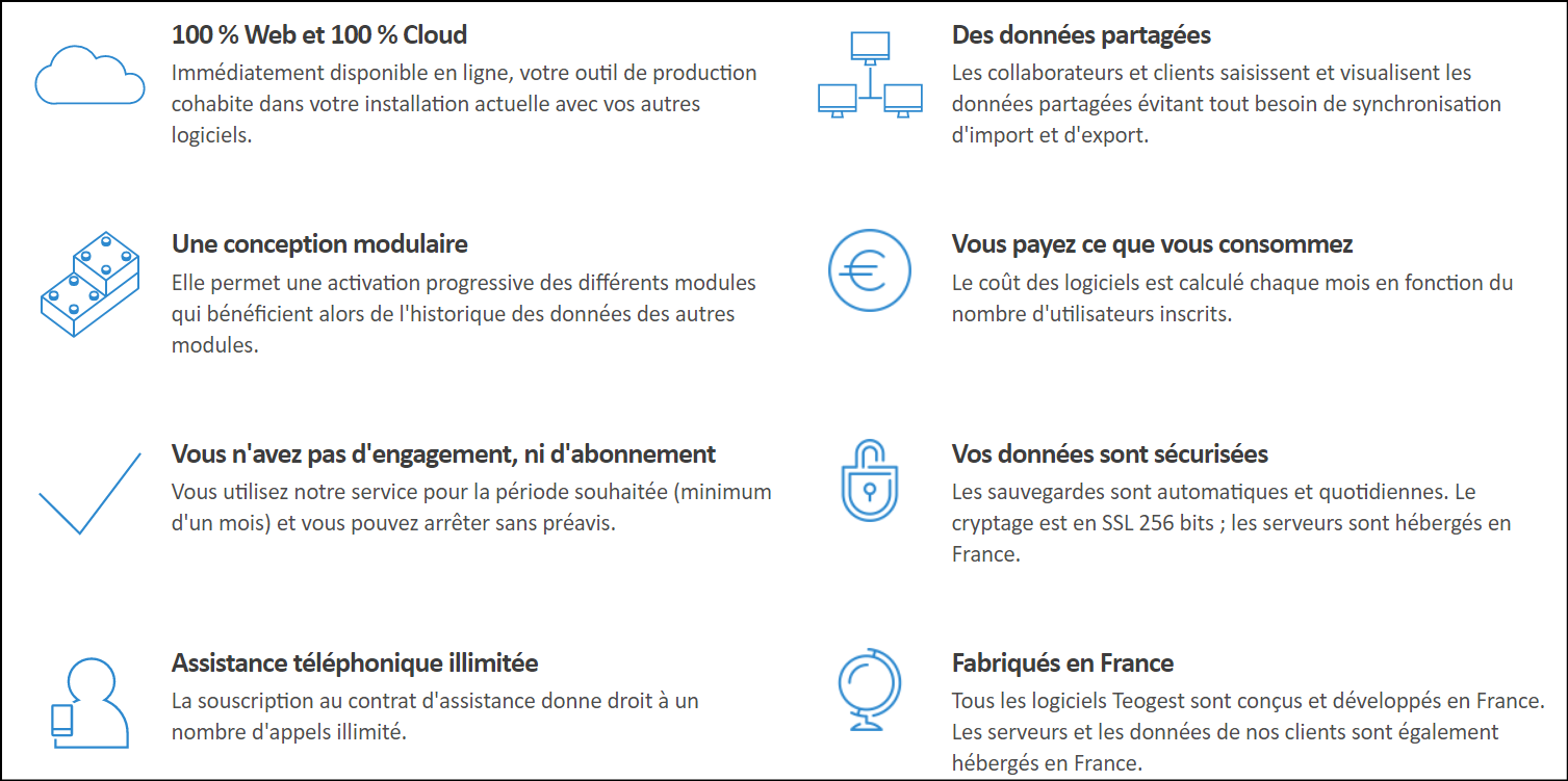 Teogest - Une plateforme comptable 100 % digitale
pour les collaborateurs et les clients.