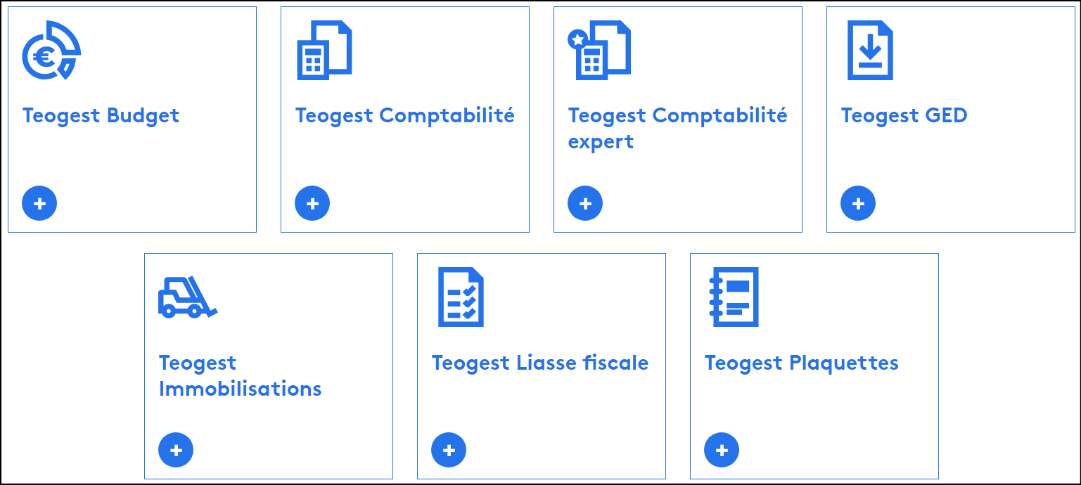 Teogest - Modules de production comptable de la saisie à la plaquette.