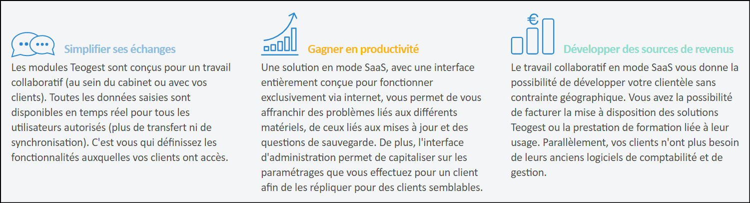 Teogest - Les 3 principaux bénéfices pour le cabinet d'expertise comptable.