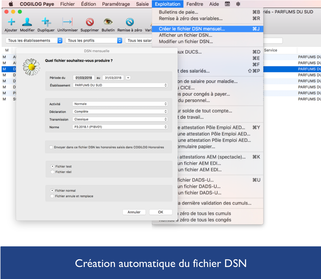 Cogilog Paye - Automatische Erstellung der DSN-Datei