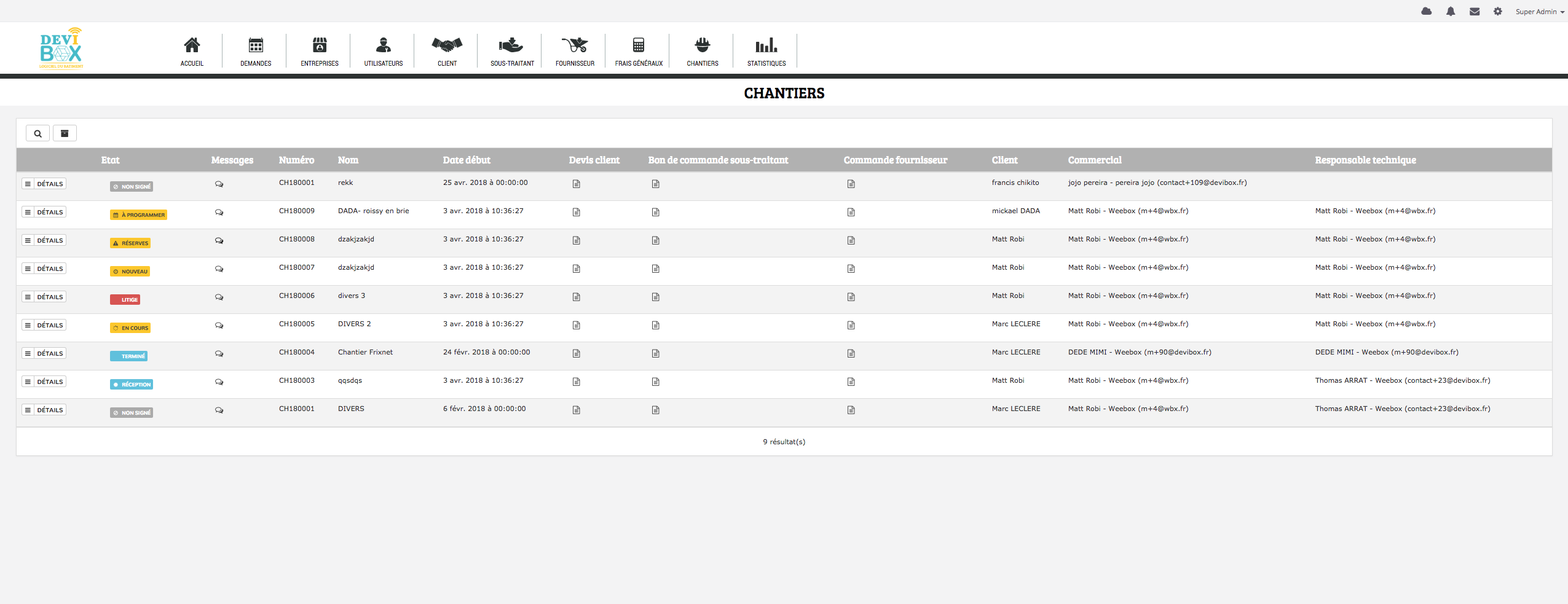 Devibox - Modulo di costruzione