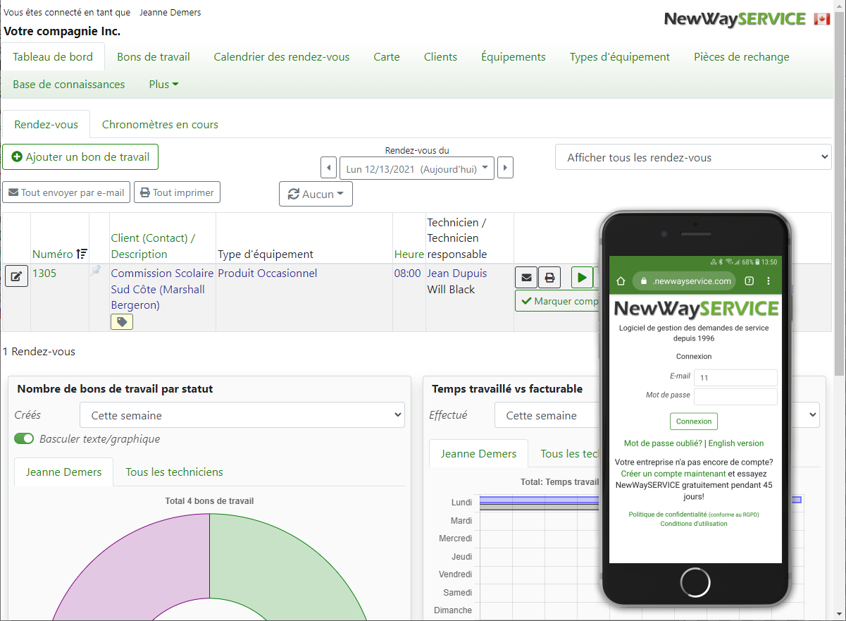 NewWaySERVICE : Optimisez votre gestion des services efficacement