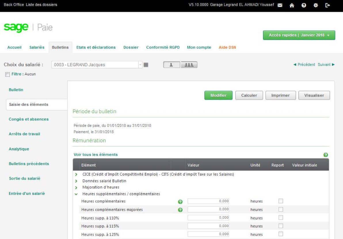 Sage Business Cloud Paie - Captura de tela 1