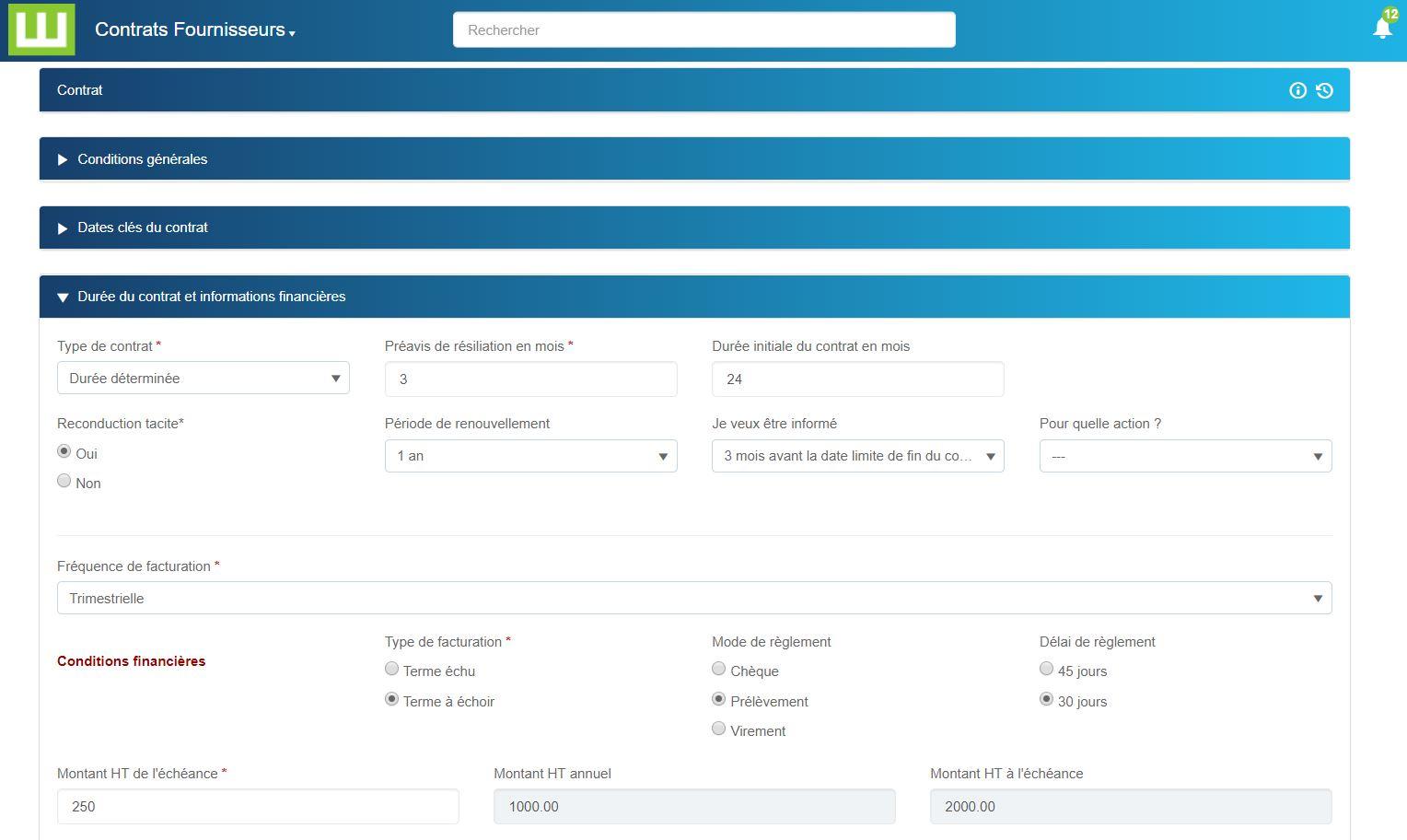 Workey Contract Management - Captura de tela 3