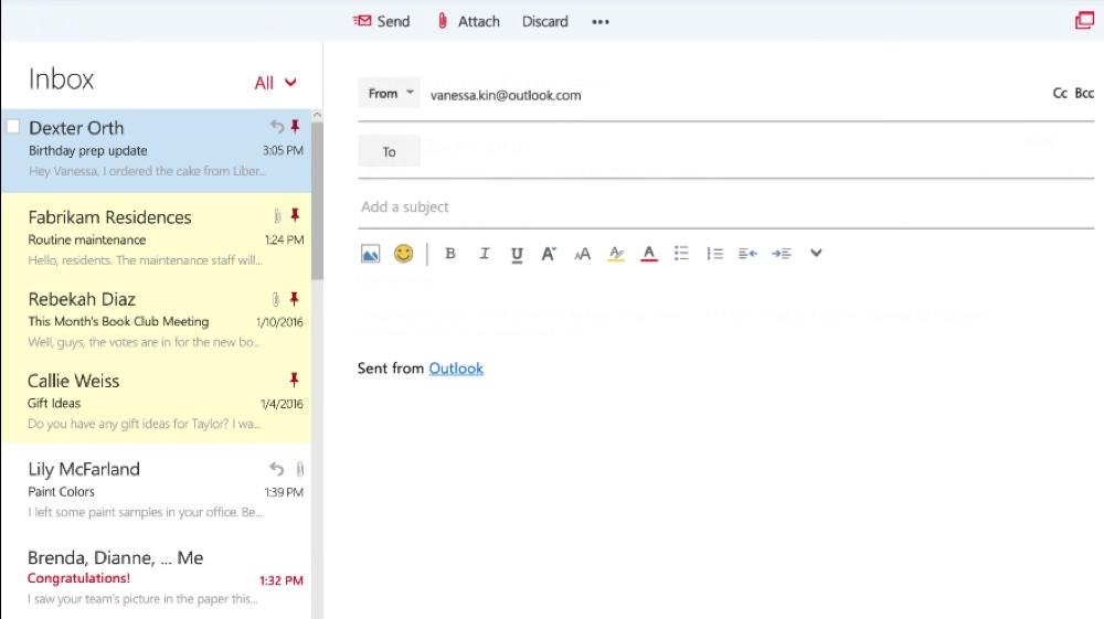 Outlook - Escrever um e-mail com o Outlook