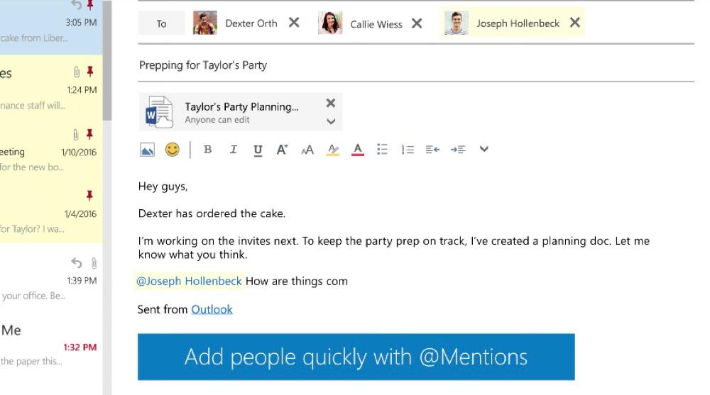 Outlook - Quote and add a recipient in Outlook