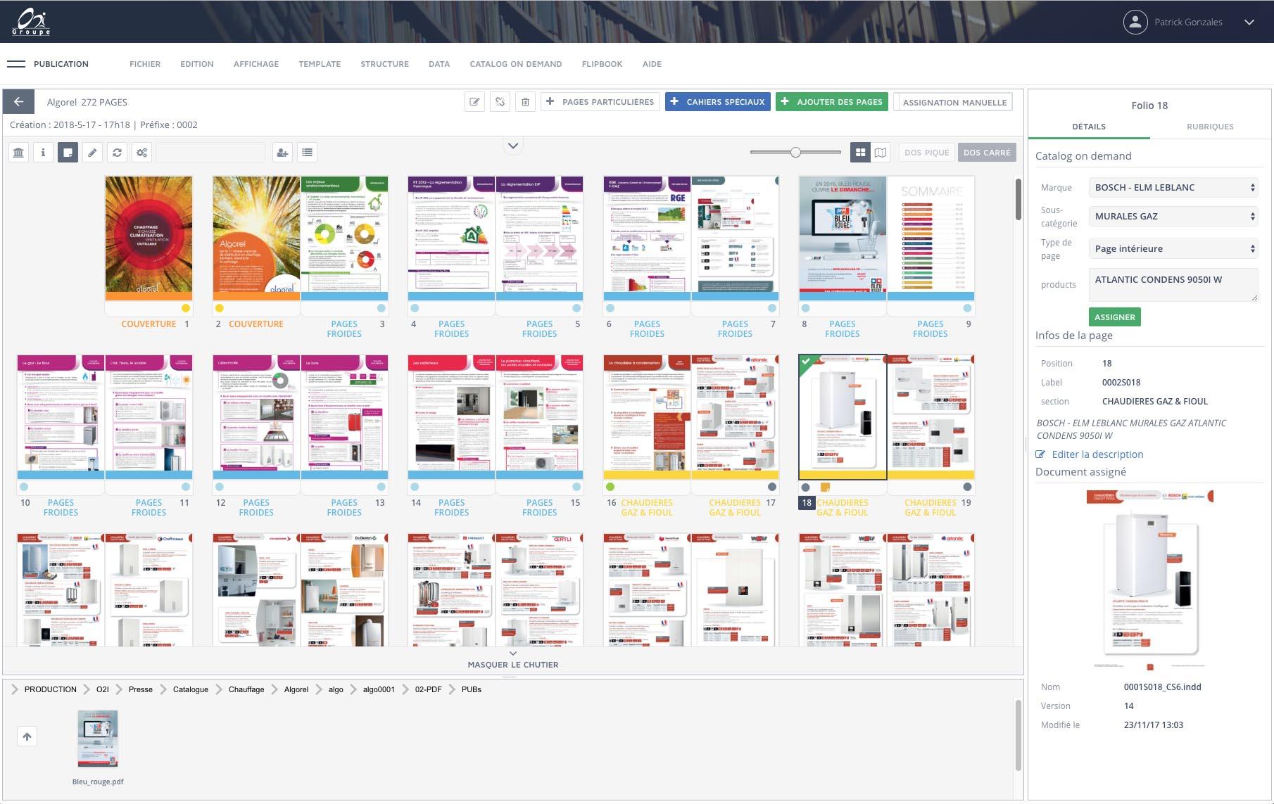 Adiict - Railway to manage st validate the pages of your publications in connection with the PIM and DFS