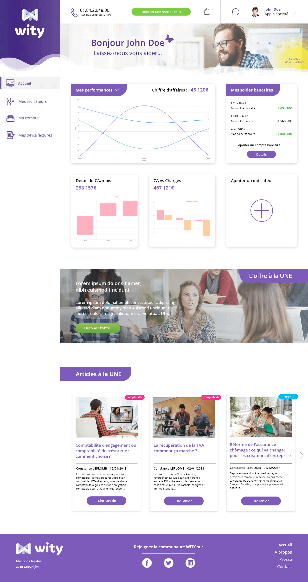 WITY - Your performance indicators and the latest legal developments available