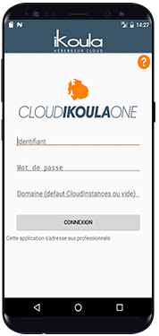 CLOUD IKOULA ONE - A 1ª aplicação para gerenciar sua nuvem do seu smartphone