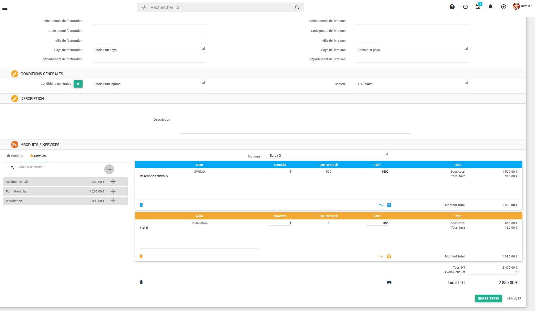 Initiative CRM - Criando uma citação