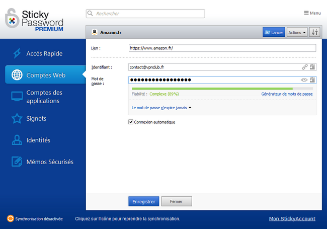 Sticky Password - Screenshot 2