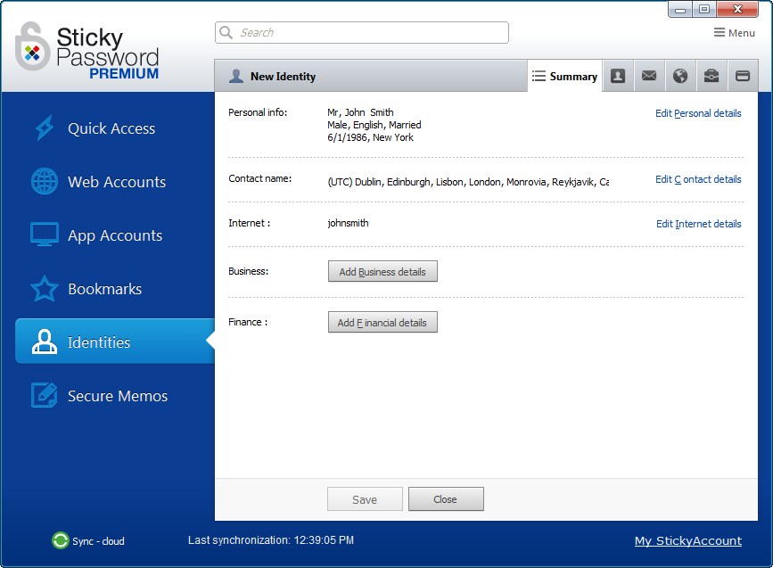 Sticky Password - Captura de tela 3