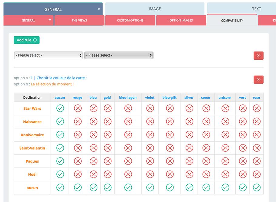 Predesire configurateur - Gestão de contabilidade Backoffice